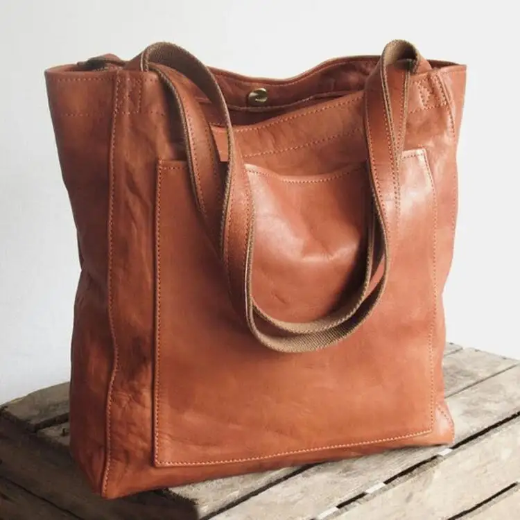 Nouveaux sacs à main de créateurs de mode sac fourre-tout pour femmes grand sac rétro en cuir véritable sacs à main de luxe de haute qualité