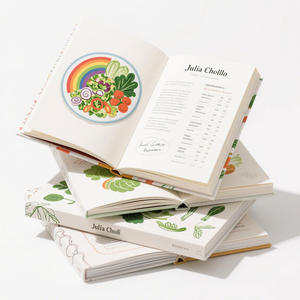 Reliure rigide à spirale livre de reliure parfaite faisant l'impression pour les photos de réception livres de cuisine comiques annuaires livrets simples papier en vrac - Product Image 1