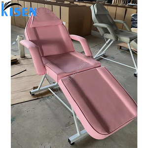 KISEN Table de Massage Portable Luxe Rose Noir Blanc pour Salon de Beauté, Lit Facial Moderne pour Esthéticienne, Spa, Tatouage, Cils - Product Image 6
