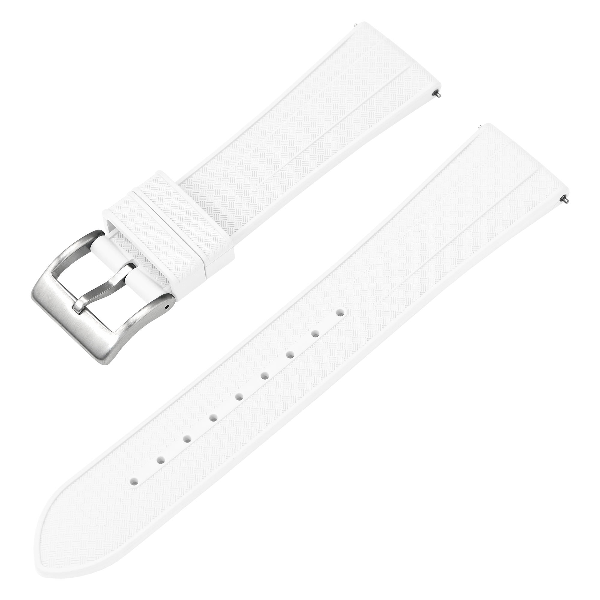 หัวเข็มขัดสีขาว+เงิน