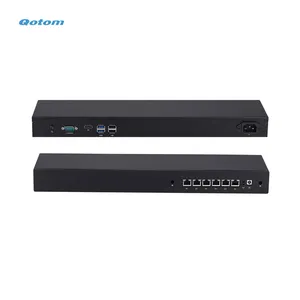 Neuer Q500G6 1U Rack Mini PC i3 i5 i7 Cloud Computer Server mit 6 LAN Port Pfsense Firewall Security Appliance