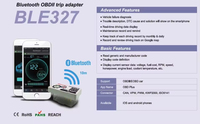 Dongle Bluetooth 4.0 OBD2 sans fil BLE327, compatible avec l'application OBD Plus, pour toutes les voitures OBD2