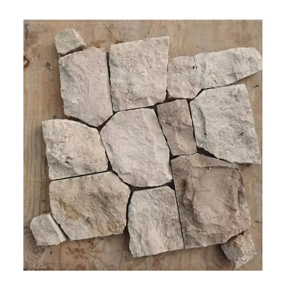 מכירה לוהטת סדיר טרוורטין גיר של טבע אבן צפחה עבור קרקע כביש קיר חיפוי פורניר