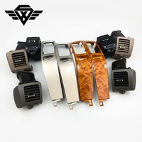 Remplacement Plug & Play pour tableau de bord central et grille d'aération d'origine (OE) pour Toyota Prado LC120 2003-2009, en bois personnalisé, ABS, carbone véritable et forgé