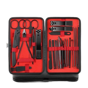 Ensemble de soins des ongles professionnel de 24 pièces, outils de manucure et pédicure avec étui pour adultes - Product Image 2