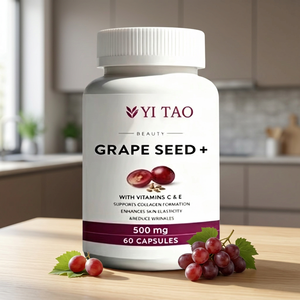 Cápsulas de extracto de semilla de uva orgánica natural, suplemento dietético para la salud inmunológica, el más vendido. Cápsulas de semilla de uva. - Product Image 1
