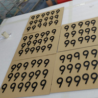 Números de Acero Inoxidable de Fabricación Meticulosa |   Letreros de Identificación Personalizados Pintados con Precisión para Uso en Interiores, Ecológicos y Fáciles de Instalar