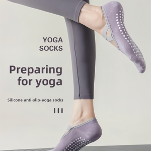 Calcetines/Mangas Largas de Algodón Comprimido Antideslizantes de Alta Calidad CZFIT Personalizados para Yoga, Pilates y Uso Diario - Product Image 5