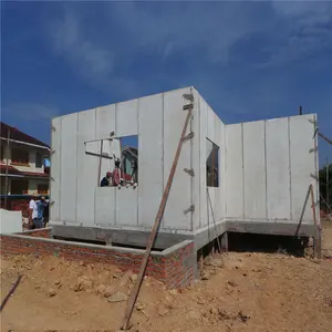 Ucuz fiyat yalıtım prekast beton döşeme dış/dış/dış duvar panelleri villa projesi için