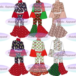 Conjuntos de Ropa para Bebés y Niños Pequeños de 2 Piezas, Bc1-5, para Halloween y Navidad, Transpirables e Impermeables, Otoño - Product Image 1