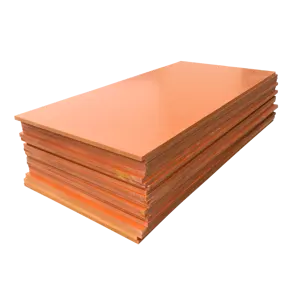 Lámina de baquelita de aislamiento, 1000x2000mm, espesor de 0,5-100mm, placa de baquelita de resina fenólica naranja