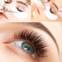 Patch de Gel sous les yeux rose violet jetable de haute qualité pour les patchs de coussinets pour les yeux d'extension de cils