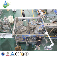 Machine de remplissage et d'emballage automatique de boissons gazeuses en bouteilles PET de 300 ml et 600 ml