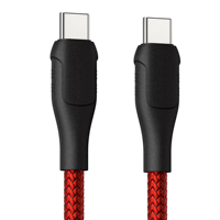 Câble de données tressé Type-C vers Type-C 60W en cuivre pur pour téléphone portable (iOS / Android)