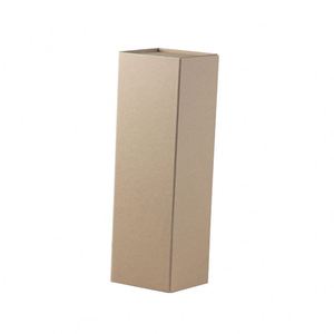 Cajas de Embalaje de Cartón Rígido Kraft Personalizadas para una Sola Botella de Vino, Paquete de 25 Unidades para Venta al por Menor - Product Image 3
