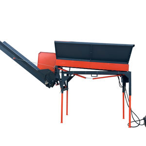 Tamis automatique de bois de chauffage avec convoyeur | Séparateur de copeaux de bois et nettoyeur pour ligne de production de bois de chauffage - Product Image 1