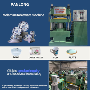 Machine de moulage de mélamine monocolore 350 tonnes, marque PANLONG, contrôle PLC <span class=keywords><strong>Delta</strong></span>, durée de vie 30-40 ans, pour vaisselle pour enfants et Mahjong - Product Image 1