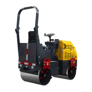 Le petit rouleau compresseur standard EPA a une forte force de vibration et l'opération de changement de vitesse en continu est simple, applicable aux sols durs - Product Image 3