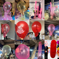 Ballons d'amour et d'amitié 2026 – Ballons géants en latex imprimés, longs et volumineux, pour l'ensemble du monde