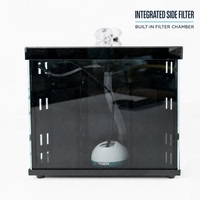 Aquarium intelligent tout-en-un Relaxlines pour la maison, avec système d'alimentation automatique, affichage de la température et éclairage intégré