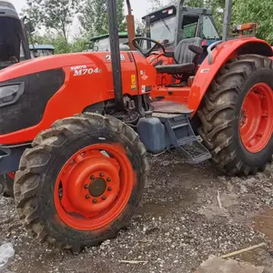 Japanese used tractor Kubota 4x4 70hp tractor at the cheapest price for sales reconditioned