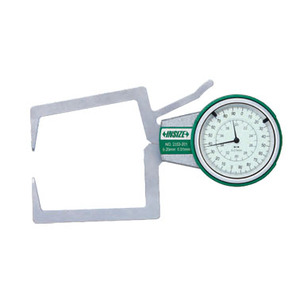 Calibrador de Aluminio Insize 2333-201, Rango de Medición 0-20 mm, Resolución 0.01 mm, Calibrador de Dial Externo, Estándar DIN878 - Product Image 1