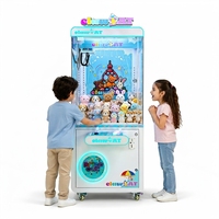 Machine de jeu d'arcade commerciale multi-langues à monnayeur, type grue à pinces pour attraper les peluches, pour le marché mondial, en gros