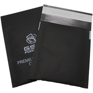 Enveloppe de courrier rembourrée protectrice, noire, en PP, sac d'expédition avec rembourrage, qualité supérieure - Product Image 1