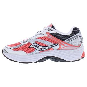 Chaussures de course unisexes Saucony Progrid Omni 9 couleur argent corail - Product Image 3