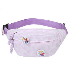 Sac de Poitrine Simple et Mignon pour Femme, Léger avec Fermeture Éclair, Sac Bandoulière Étudiant Jaune Rose Vert Violet Été 2025 - Product Image 3