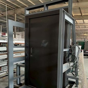 BST Luxuriöse Moderne Intelligente Kugelsichere Innen-/Außen-Edelstahl-Sicherheitstür für Wohnhäuser und Supermärkte, Schwarze Haupteingangstür 1 - Product Image 1