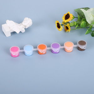 In Offerta Set di 12 <span class=keywords><strong>Colori</strong></span> 3ML di Pittura Acrilica per Strip Art Mini Kit di Pittura con Pennello per Bambini <span class=keywords><strong>e</strong></span> Adulti - Product Image 3