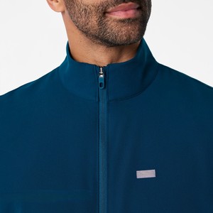 <span class=keywords><strong>Chaleco</strong></span> Quirúrgico Personalizado para Hombre, Cuello Alto, <span class=keywords><strong>Azul</strong></span>, Elástico, con Cierre, Sin Mangas, para Enfermeros - Product Image 3