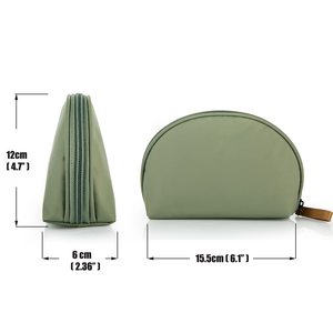 Borsa di bellezza cosmetica in Nylon da donna mezza luna borsa per il trucco alla moda - Product Image 4