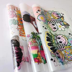 Bán buôn tùy chỉnh thiết kế sắt trên có thể in Plastisol vinyl phim thiết kế Báo Chí Nhãn dán logo in chuyển nhiệt cho t Áo sơ mi - Product Image 5