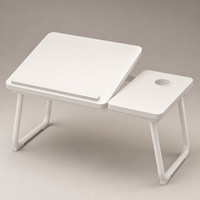 Table de lit pliable pour ordinateur portable, idéale pour les étudiants en dortoir, le travail et l'utilisation à domicile ou au bureau.