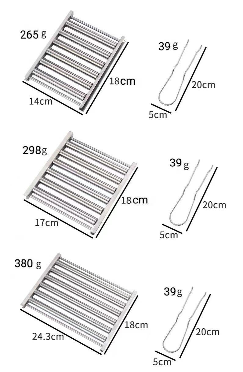 Small Roller Grill with Split Handles