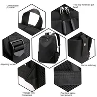 Sac à dos d'affaires sac d'ordinateur pour hommes sac à dos léger étanche grande capacité étudiant sac d'école en gros