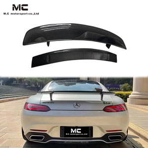 Alerón de fibra de carbono estilo E para <span class=keywords><strong>Mercedes</strong></span> Benz <span class=keywords><strong>AMG</strong></span> GT GTS GTR <span class=keywords><strong>GTC</strong></span> 2015 + - Product Image 1