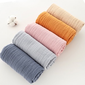 بطانية قماط للأطفال حديثي الولادة من القطن <span class=keywords><strong>100</strong></span>٪، غطاء قماشي ناعم وقابل للتنفس، بطانية أطفال متعددة الاستخدامات بسعر الجملة من المصنع - Product Image 1