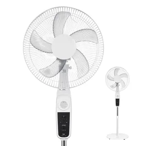 HJ-16SR1 Electrical Rechargeable Fan DC Electric Fan with 4 Speed Setting 16 inches 15W Stand Fan