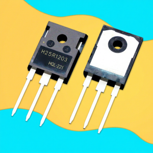H25R1203 ทรานซิสเตอร์พลังงาน IGBT อเนกประสงค์ 25A 1200V พร้อมสายไฟสำหรับซ่อมเครื่องใช้ไฟฟ้า - Product Image 1