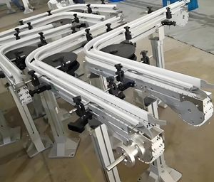 चौड़ाई 60 मिमी एस प्रकार प्लास्टिक लचीला चेन कन्वेयर पेय औद्योगिक के लिए - Product Image 3