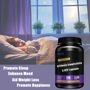 Private Label aminoacido <span class=keywords><strong>5</strong></span>-idrossitriptofano pillola integratore a base di erbe Sleeping <span class=keywords><strong>5</strong></span>-<span class=keywords><strong>HTP</strong></span> capsule - Product Image 2