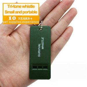 Sifflet d'entraînement d'agilité pour chien classique professionnel avec cordon, fréquence réglable, outil de contrôle des aboiements ultrasonique ABS - Product Image 1