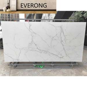 Losa de pared de piedra sinterizada moderna, azulejos de cerámica brillantes blancos, aplicación de carretera de sótano de oro gris mezclado, <span class=keywords><strong>Fondo</strong></span> de piedra Artificial - Product Image 4