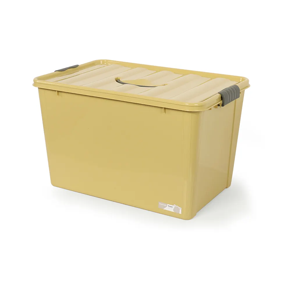 Hochwertige Behälter Kunststoff Lagerung pp Box Kleidung Großhandel Kunststoff boxen stapelbare Schubladen mit Schloss