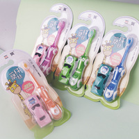 Brosse à dents pour enfants avec jouet petite brosse à dents de voiture pour enfants brosse à dents de blanchiment dentaire poils en Nylon usine directe