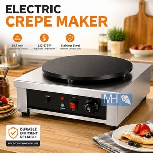 Manila 	 Máquina para hacer crepas eléctrica 	 Máquina automática para hacer injera continuamente en Etiopía 	 Formado de sambosas y panqueques - Product Image 4