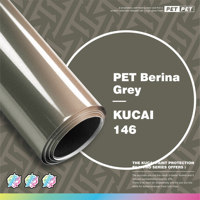 Autocollants de voiture en PET PVC cristal gris Berina de haute qualité, sans bulles d'air, film de protection de carrosserie automobile premium